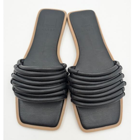 Dolce Vita Nyx Slip-On Slide Sandals Open Toe Women's Black Size US10 EU41 - Picture 3 of 11